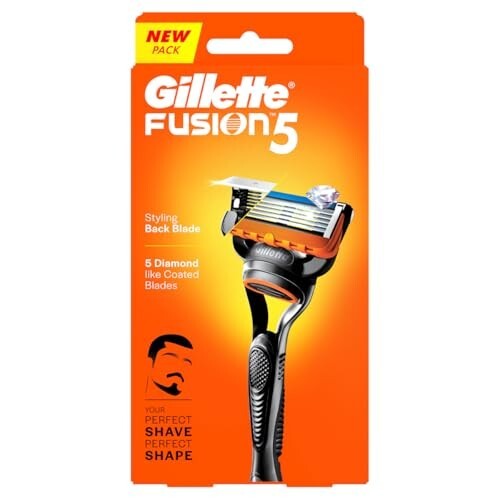 [Apply 48% Coupon] Gillette Fusion 5 Razor for Men (5 Blade + Trimmer Back)