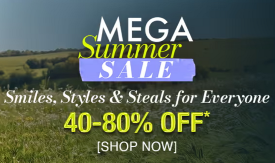 Ajio Mega Summer Sale - 40- 80% Off