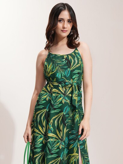 Tokyo Talkies Women Floral Printed Maxi Dress 