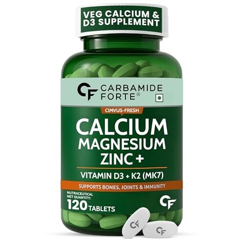 Carbamide Forte Veg Calcium And Vitamin D3 Tablets 120 Tablets