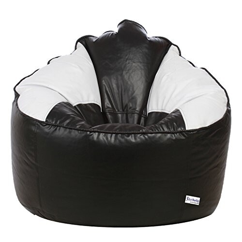 Sattva Muddha Sofa Bean Bag XXXL Cover Only (Without Beans) Dual Color- Black White