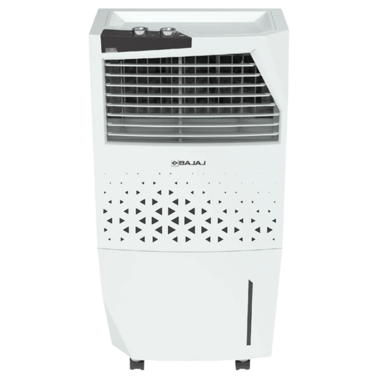 BAJAJ Shield Skive Nios 36 Litres Tower Air Cooler with DuraMarine PRO Pump (Anti Bacterial Hexacool Master, White)