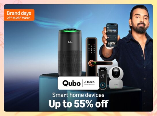 Qubo Brand days: upto 55% off smart home devices (25th - 26th April)