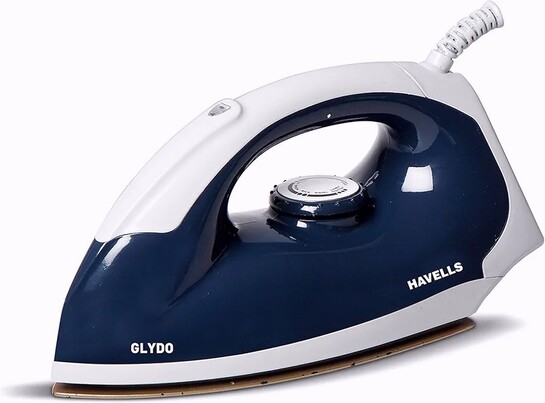 Havells Glydo 1000 watt Dry Iron (Charcoal Blue) 