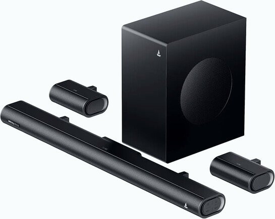 Boat Aavante Prime 5.1 5000DA, Dolby Atmos Soundbar (Premium Black) 