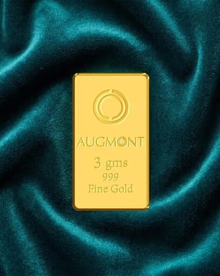 Augmont 3G 24k 999 Kalpavriksha Gold Bar 
