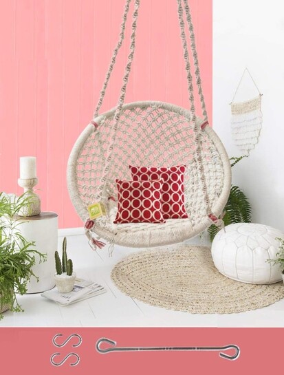 Curio Centre Round Cotton Home Swing & Hammock Chair