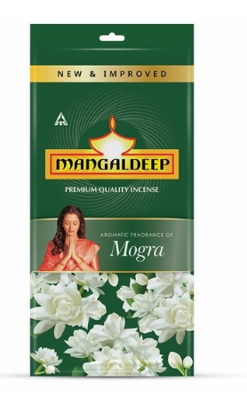 Mangaldeep Mogra Agarbatti Zip Lock 125 g@50%off