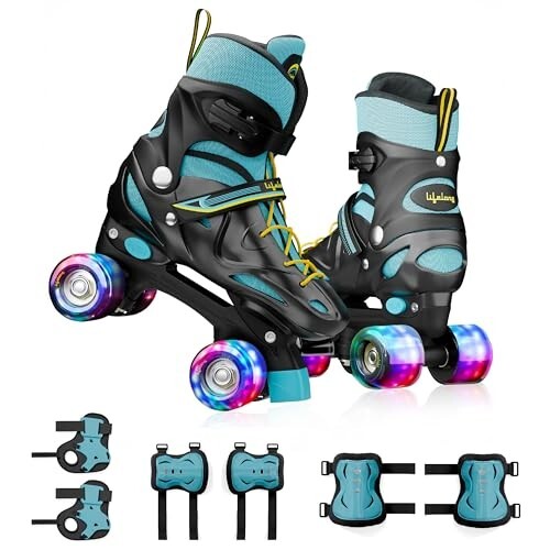 Lifelong Kids Adjustable Skating Shoes with LED Lights | Desidime