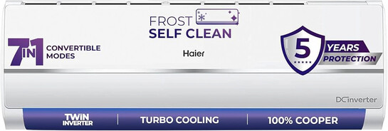 Haier 1 Ton 3 Star Twin Inverter Split AC HSU11V-TMS3BN-INV