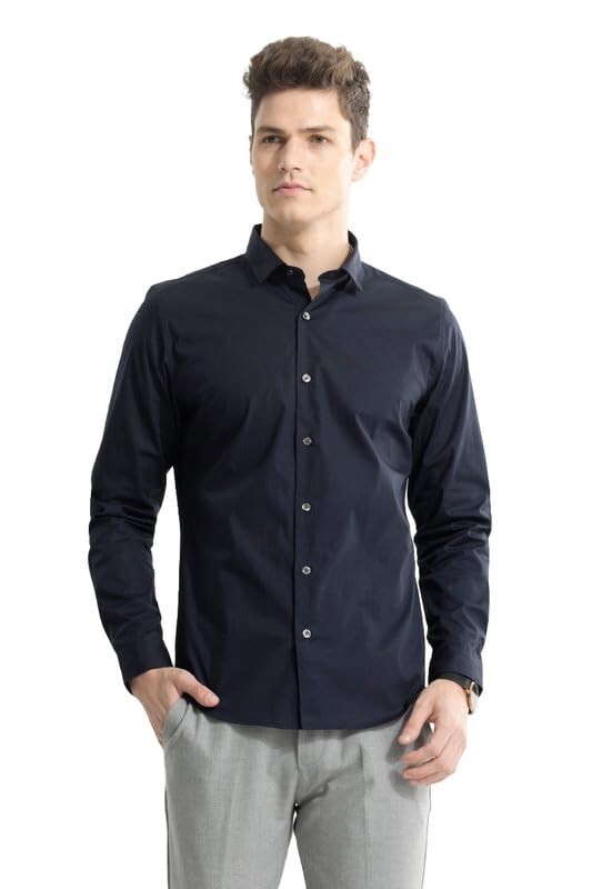 SNITCH Men's Plain Shirts | Formal Wear Streetwear Style 