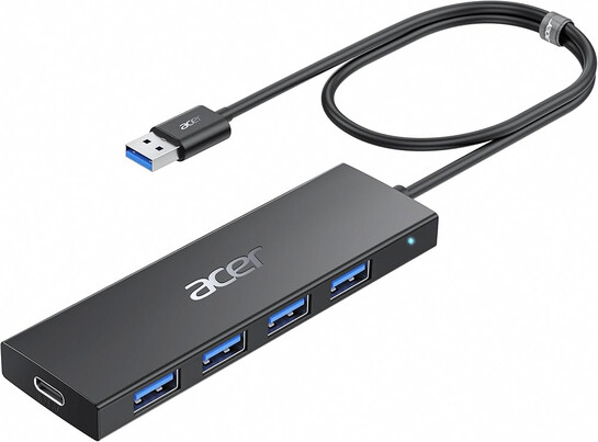 Acer USB Hub 4-in-1 Multi USB 3.0 Port Extension Adapter Type A