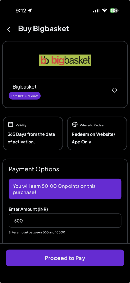 Bigbasket Gift Voucher at 10% cashback + Extra 5% with SBI Cashback / Axis Cashback (Valid till tonight)