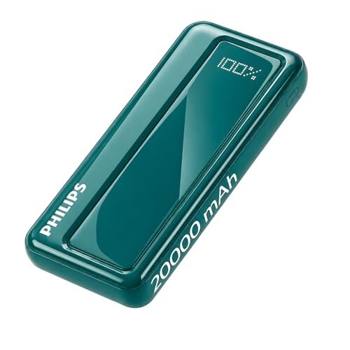 Philips 20000mAh 22.5W Fast Charging Power Bank (Deep Cyan)
