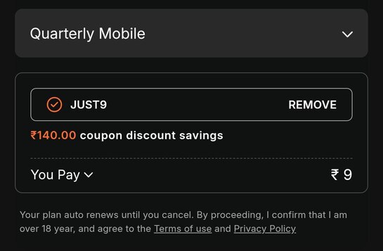 AHA : Get 3 Months of Aha OTT at just ₹9 