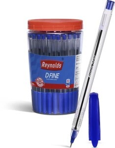 Reynolds DFine Ball Pen (Pack of 70, Ink Color - Blue)