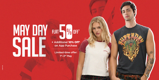 Superdry - MAY DAL SALE | FLAT 50% OFF + Additional 10% on App