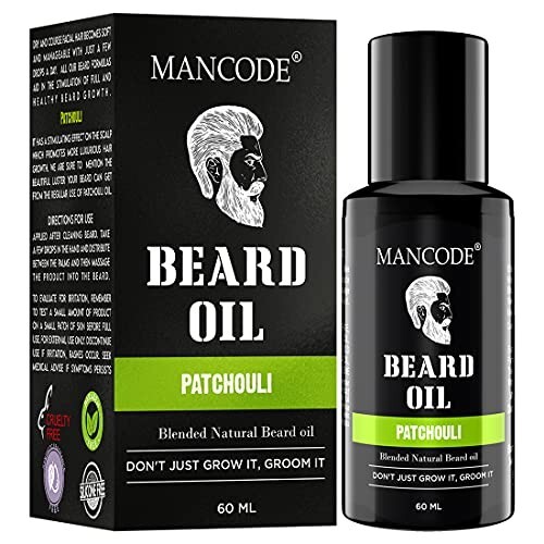 Mancode Beard & Hair Growth Oil, 60ml 