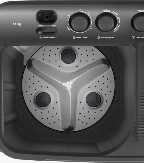 Bosch 11 KG Semi automatic washing machine.