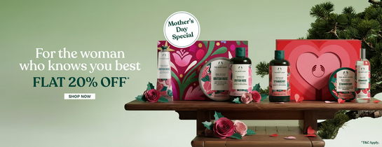 thebodyshop - Mothers Day Special | FLAT 20% off