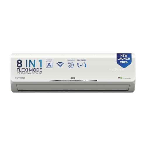 IFB 1.5 Ton 3 Star, New star rated,AI Powered Inverter Split Air Conditioner,CI183SS22SGM3