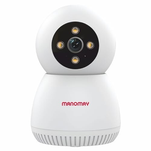 MANOMAY 3MP Wi-Fi Pan-Tilt Security Camera | BIS-ER Certified (STQC) | (M1078S)