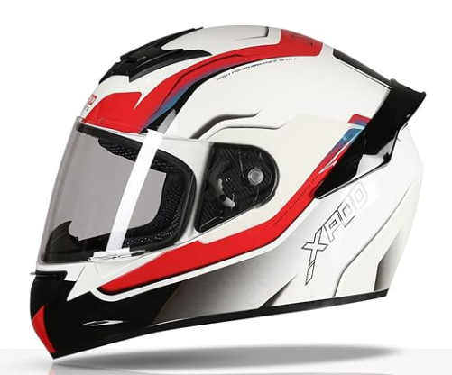 TVS XPOD Aerodynamic Helmet for Men-ISI DOT Certified