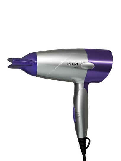 BBLUNT 1400W Hair Dryer With Quick & Powerful Drying Purple 