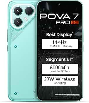 Pova 7 Pro 5G (Neon Cyan, 8GB+128GB)