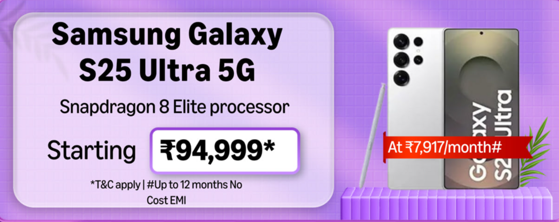 Samsung Galaxy S26 Ultra, S25 Ultra and S26 Prices in Amazon Great Summer Sale 2026