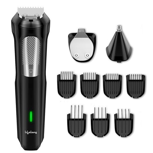 Lifelong All in One Trimmer for Men | 7Combs | 120Min Runtime | 9000RPM