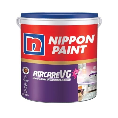 Nippon Paint AirCare VG Interior Emulsion Paint(10L, White, Sheen Finish)