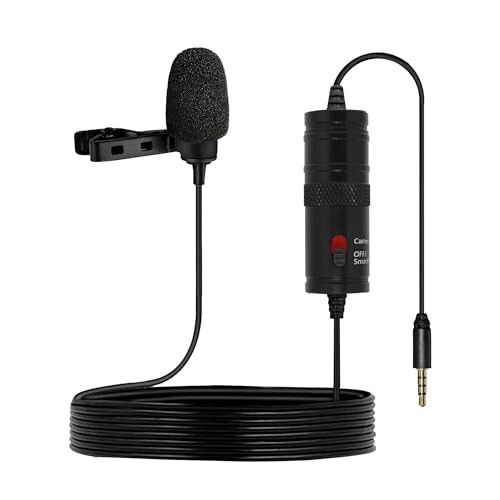 amazon basics Metal Condenser Microphone with 6m Cable (Black)