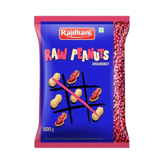 Zepto : Rajdhani Raw Peanuts Premium Quality Groundnuts 500 g