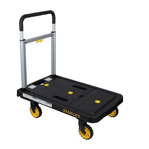 STANLEY SXWT-PC517-SP Flat-Folding Aluminium Platform Truck, 120kg Load Capacity