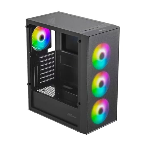 Ant Value VM40 ATX Computer Case/Gaming Cabinet - Black 