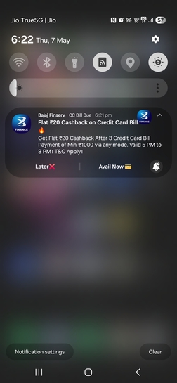 Flat ₹20 Cashback After 3 Credit Card Bill Payment of Min ₹1000 via any mode