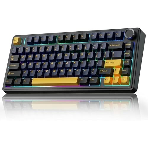 AULA F75 75% Wireless PBT Keycaps Mechanical Keyboard