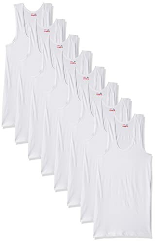 Rupa Jon Sleeveless Vest for Men, 100% Cotton Material, Round Neck, Pack of 9