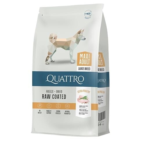 Quattro Super Premium Adult Dog Food – Extra Poultry, 3 kg(All Breeds)