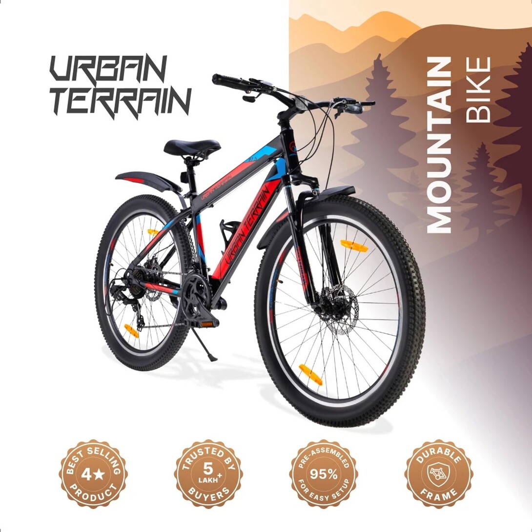 Urban Terrain Mountain Bike 27.5T Shimano Geared Cycles for Men 