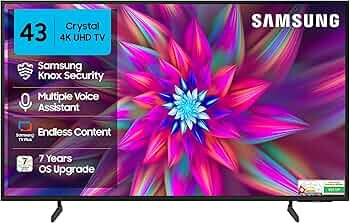 Samsung 108 cm (43 inches) Crystal 4K Vista Pro Ultra HD Smart LED TV