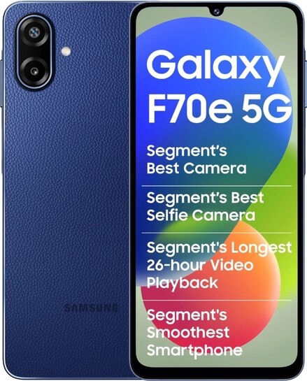 Samsung Galaxy F70e 5G (Spotlight Blue, 128 GB) (4 GB RAM)