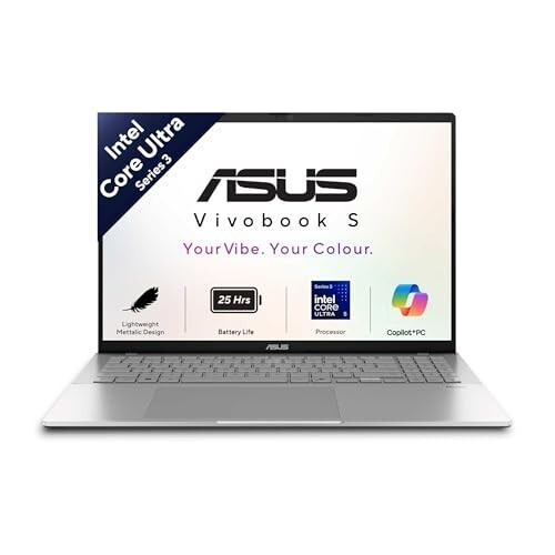 ASUS Vivobook S16 (2026),Intel Core Ultra 5 325 (Series 3),Intel iGPU,16GB RAM,512GB SSD,OLED, 16"(40 cm),