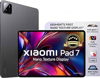 XIAOMI Pad 7 Nano Texture Display Tablet