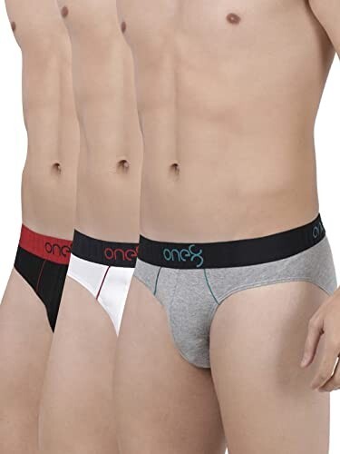 one8 by Virat Kohli Men's Brief (Pack of 3)