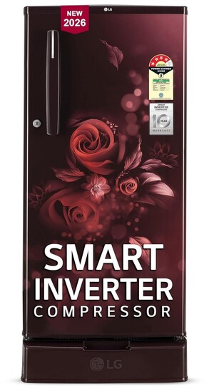 LG 185 L 4 Star Smart Inverter Direct Cool Single Door Refrigerator