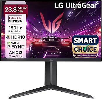 LG Ultragear (24 Inch) FHD (1920x1080) IPS Panel Gaming Monitor(1ms, 180Hz)