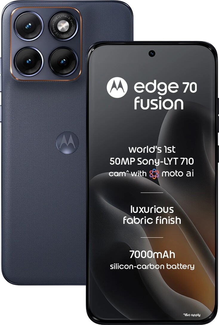 MOTOROLA Edge 70 Fusion (Pantone SILHOUETTE, 128 GB) (8 GB RAM)