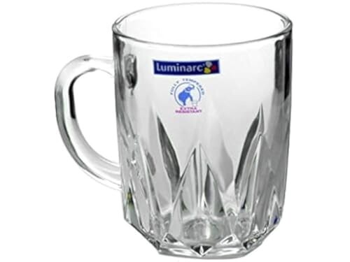 Luminarc Artic Tempered Glass Mug Set, Set of 6, 250 ml